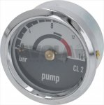 Dalla Corte Brühdruckmanometer Manometer Pumpe ø 43 mm 0÷16 bar