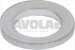 rondella alluminio o 8x5x1 mm