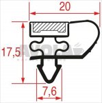 GUARNIZIONE AD INCASTRO 515x415 mm
