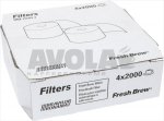 PAPIERFILTER 89 mm 4x2000 KAFFEE