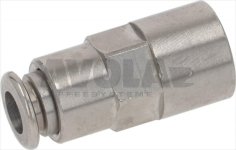 RACCORDO DIRITTO 1/8- ø 6mm CON OGIVA