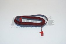 Flat cable w/connectors; 2m