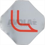 KLEBEETIKETT MIT AUFKLEBER 