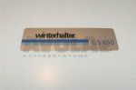 TARGHETTA WINTERHALTER GS 650