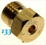 UGEL.GAS METANO TRIPL.CORON.D.133 'SABAF