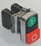 DOPPELDRUCKTASTER GRÜN-ROT O-I