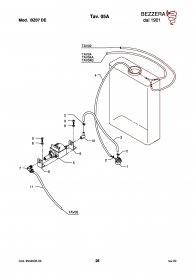 Bezzera BZ07 Pumpe Explosionszeichnung