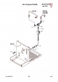 Bezzera BZ07 Magnetventil bis 27.04.2009 Explosionszeichnung