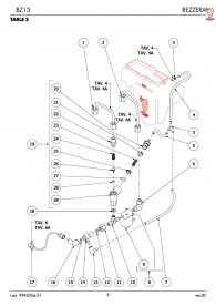 Bezzera BZ13 Expansionsventil Magnetventil Explosionszeichnung Bezzera BZ13 Expansionsventil Magnetventil Explosionszeichnung