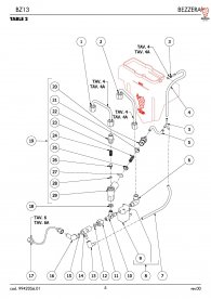 Bezzera BZ13 Expansionsventil Magnetventil Explosionszeichnung