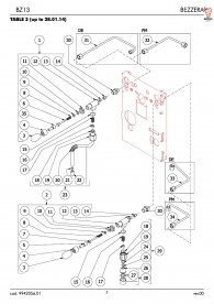Bezzera BZ13 Dampf Wasser Ventil bis 28.01.2014 Explosionszeichnung