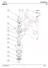 Bezzera BZ13 Brühgruppe Explosionszeichnung