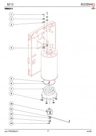 Bezzera BZ13 Heizung Explosionszeichnung