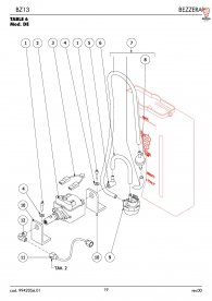 Bezzera BZ13 Pumpe Explosionszeichnung