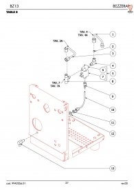 Bezzera BZ13 Magnetventil Explosionszeichnung