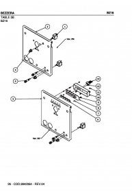 Bezzera BZ16 Elektrische Bauteile Explosionszeichnung
