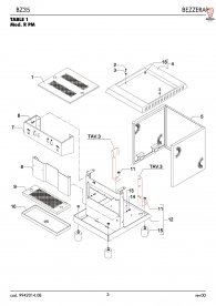 Bezzera Bz35 R PM Gehäuse Explosionszeichnung