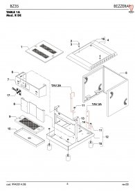 Bezzera Bz35 R DE Gehäuse Explosionszeichnung