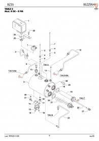 Bezzera Bz35 Mod. R DE - PM Kessel Heizung Explosionszeichnung