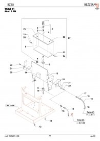 Bezzera Bz35 Wassertank Explosionszeichnung