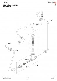 Bezzera Bz40 Expansionsventil von 01.02.2010 Explosionszeichnung