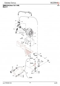 Bezzera Galatea Mod. R Motor Pumpe von 12.11.2009 Explosionszeichnung