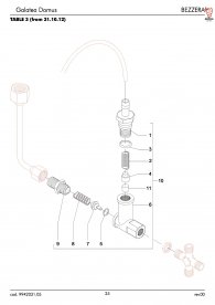 Bezzera Galatea Expansionsventil von 31.10.2012 Explosionszeichnung