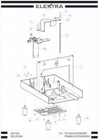 Elektra Sixties 1GR Chassis Explosionszeichnung