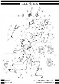 Elektra Sixties 1GR Hydraulische Anlage Explosionszeichnung