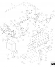 La Pavoni Cellini Classic Motor Pumpe Explosionszeichnung