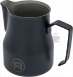 Rocket Motta Milchkanne 0,5l matt schwarz mit Logo Milchkännchen Pitcher