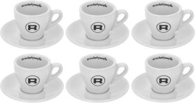 Rocket Espressotasse weiss 6er Pack rocketpeople I.P.A. Genova Tasse