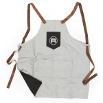 ROCKET HANDMADE BARISTA APRON – BROWN STRAPS