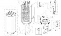 Saeco Idea Dampf Boiler Explosionszeichnung Saeco Idea Dampf Boiler Explosionszeichnung