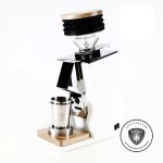 Eureka Mignon Single Dose weiß / Eiche mit ELR System  (Extremely Low Retention) - Espressomühle Kaffeemühle