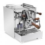 Torre Peppina *** Edelstahl*** Nussholzgriffe Espressomaschine Dualboiler mit Touchdisplay und Rotationspumpe