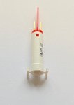 Torre Lämpchen rot 250V Slim (Einbaumaß 8,5mm)