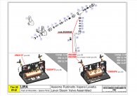 BFC Lira Dampfventil Drehhebel Levetta Explosionszeichnung