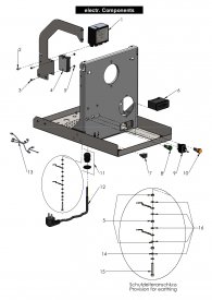 Profitec Pro800 New Elektronik Explosionszeichnung