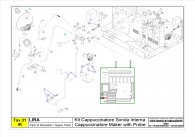 BFC Lira Kit Cappuccinatore mit Sonde und Kompressor Explosionszeichnung