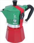 MOKA EXPRESS 6TASSEN BIALETTI DREI-FARB.