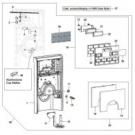 Bianchi Gaia Style Easy Tastatur Explosionszeichnung