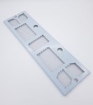 BFC Monza Gitter für Abtropfschale 2gr. 588mm x  169mm