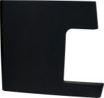 Carimali Cento Seitenteil High linke Seite schwarz