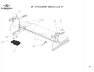 GB5 FB80 Anti Suction Steam Valve Kit Explosionszeichnung