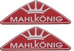 Sticker Mahlkönig triangle aluminum red (2x) Mahlkönig EK43