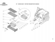 07 - DRAIN BOX / WATER RESERVOIR ASSEM. Explosionszeichnung