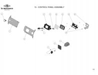 15 - CONTROL PANEL ASSEMBLY Explosionszeichnung