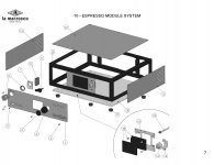 10 - ESPRESSO MODULE SYSTEM Explosionszeichnung