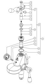 Bezzera Flowcontrol Ersatzteile Explosionszeichnung
